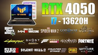 Asus TUF F15 : i7 13620H RTX 4050 - Test in 15 Games in 2025