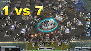 OP DEFENCE | OP SW USA CIC 1 vs 7 Hard Army | C&C Generals Zero Hour Reborn 7 (Myanmar Mod)