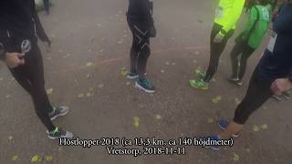 Höstloppet 2018 - 13,3 km (Löparperspektiv)