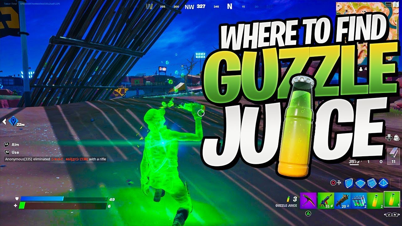 How To EASILY Find GUZZLE JUICE! (Experience Guzzle Juice Effects For 15 Seconds)