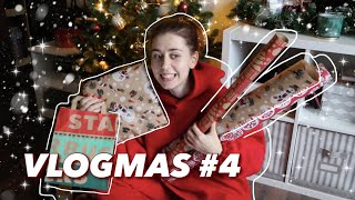 VLOGMAS #4 | УПАКОВЫВАЮ ПОДАРКИ И СОБИРАЮ ЧЕМОДАН ДОМОЙ | УЮТНЫЙ ВЛОГМАС