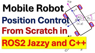 Mobile Robot Position Control in ROS2 Jazzy and C++ From Scratch - Step-by -Step Tutorial