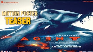 Agent movie motion poster teaser akkineni Akhil || akhil agent movie teaser by cinee chitram..