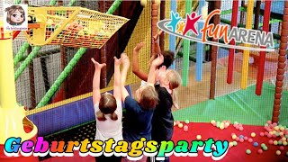 GEBURTSTAGSPARTY in der FUN ARENA 🥳 Hannah feiert ihren Geburtstag mit ihren BFF im Indoorspielplatz