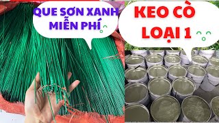 2 loại keo bẫy cò + que bẫy cò KHÔNG CHÁY ,KHÔNG GẪY | keo bẫy trời mưa thoải mái