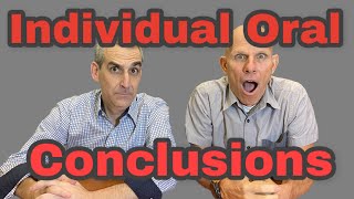 IB English - Individual Oral - Delivering the Conclusion