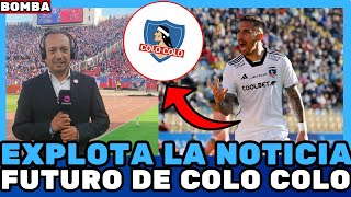 🚨¡EXPLOTA LA NOTICIA! ¡FUTURO DE COLO COLO! ¡JAVIER CORREA QUIERE SER CAMPEÓN! Noticias de Colo Colo