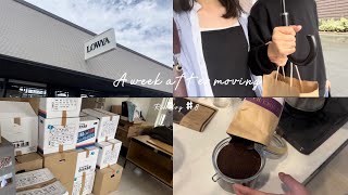 【vlog】引越しvlog🔑|社会人カップル同棲スタート|LOWYA,IKEAで新居グッツ購入|社会人OLの1週間