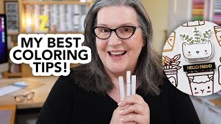 My Top 10 Coloring Tips for People Who Struggle with Alcohol Markers!