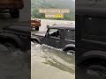 thar river crossing gone wrong mahindra stuck fordfeedshorts 4x4 viral trending