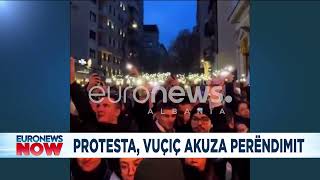 Perëndimi organizoi protestat e Beogradit! Akuza e fortë e Vuçiç