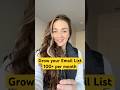 How to Grow Your Email List on Instagram with Manychat | Step-By-Step Tutorial #emailmarketing