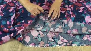 Floral Cotton Rayon Fabric