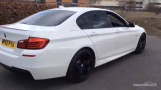 BMW 5 SERIES 525D M SPORT WHITE 2012