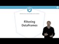 Python Tutorial : Filtering DataFrames