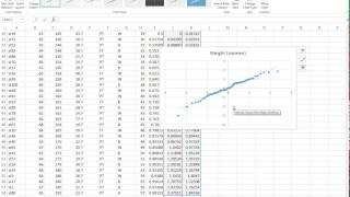Normal Quantile (Q-Q) Plots In Excel Part 1