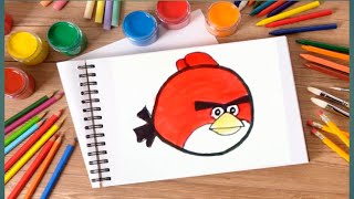 Draw angry birds |رسم انجري بيرد