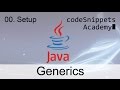 Java Generics 00. Setup