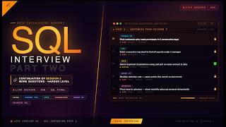 SQL Interview Questions Part 2 | Advanced Level | Data Engineering Live Session #6