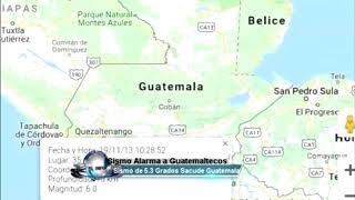 Sismo de 5.3 grados, fue sensible en Quetzaltenango