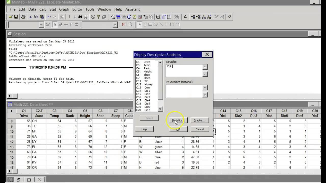 Find The Mean Of A Probability Distribution In Minitab Express Nimfahk