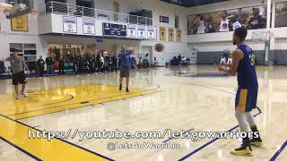 Stephen Curry makes 93 (94?) of 100 (26 in a row straight) 3s at Warriors practi