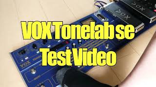 VOX TONELAB SE TEST VIDEO