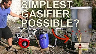Engine Fuel from Charcoal: Building a Simple Gasifier