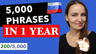 LEARN 5,000 RUSSIAN PHRASES IN 1 YEAR  |  200/5000