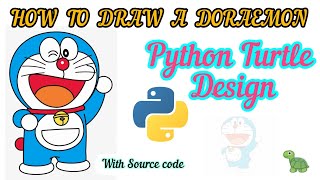 How to Draw Doraemon using Python Turtle 🐢 | Code available