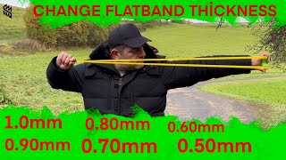 Slingshot Tutorial: Change Flatband Thickness