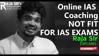 Online IAS Coaching  UPSC Exam-க்கு சரிப்பட்டு வராது | Raja Sir Explains |  Behindwoods Air
