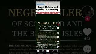 BLACK NOBILITY IN EUROPE THE DARK AGES WHEN NEGROES RULED EUROPE