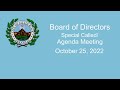 City of Little Rock, Board of Directors, Special Called/ Agenda Meeting, October 25, 2022 at 4 PM.