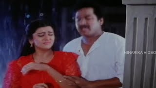 Rajendra Prasad Afraid Of Srilatha's Dead Body || Allarodu Movie Scenes
