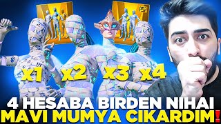 REKOR! 4 HESABA BİRDEN MAVİ MUMYA ÇIKARDIM! TÜRKİYE REKORU! EN ŞANSLI AÇILIM! PUBG Mobile