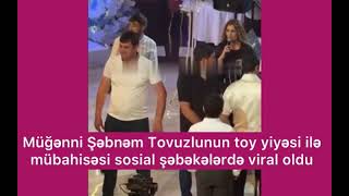 Şəbnəm Tovuzlu ilə toy sahibi arasında DAVA DÜŞDÜ - Kişini HƏDƏLƏDİ, mikrafonu atıb getdi + VİDEO