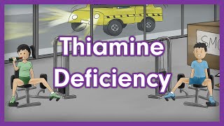 Thiamine Deficiency (Vitamin B1) - USMLE Step 1 Pathology Mnemonic