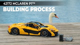 LEGO® Technic 42172 McLaren P1™ Motorized with BuWizz - Building Process (1/3)