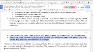 1 assignment 3 overview webdev spring 2017