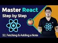 Fetching all notes & Adding a Note | Complete React Course in Hindi #52