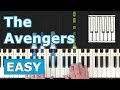 The Avengers Theme - EASY Piano Tutorial - Sheet Music (Synthesia)