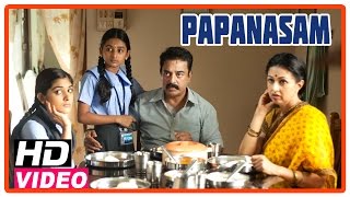 Papanasam Tamil Movie | Scenes | Gautami and kids asks to Kamal Haasan to take them for outing