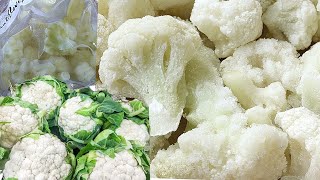 गोभी को लंबे समय तक स्टोर करने का सबसे आसान और सही तरीका||how to preserve cauliflower for long time|