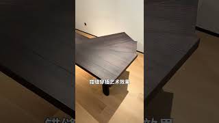 设计感十足的Cassina异形书桌，侘寂风的完美cp 家具 佛山家具工厂 豪宅大平层 书桌 家具分享