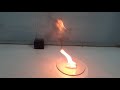 burning fractions of crude oil