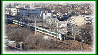 2023/01/08 AM～配信済み　早春成田山やまなし号　E257系　JR 中央線 高尾駅 周辺 ライブカメラ / 4K LIVE TOKYO JAPAN