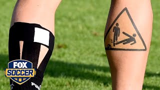 Roma players recreate Daniele De Rossi's tattoo against Porto | FOX SOCCER