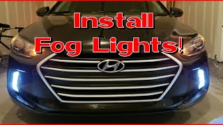 How to install fog lights