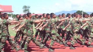 Cambodia Military walk test Army Institute ហាត់សមដើព្យុះហយាត្រានិស្សិតជើងគោក